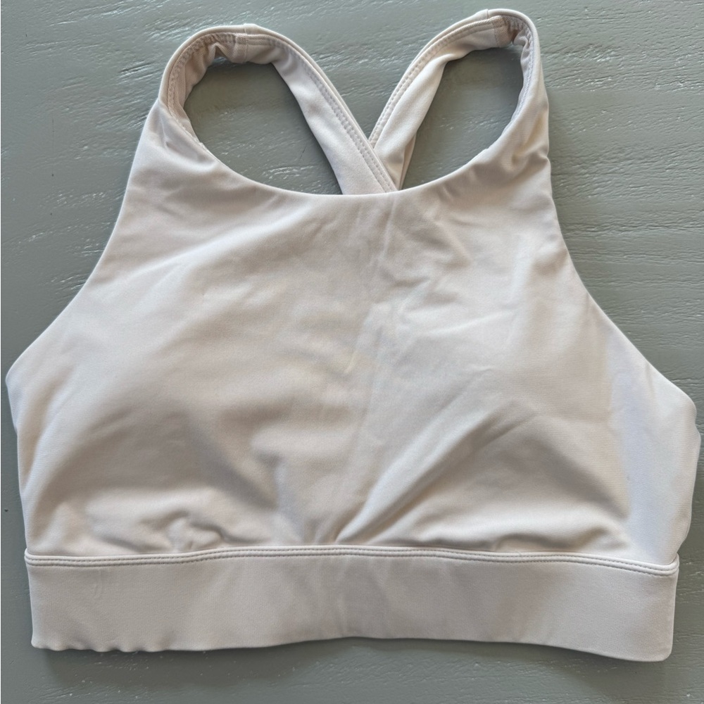 Fabletics Light Beige Sports Bra